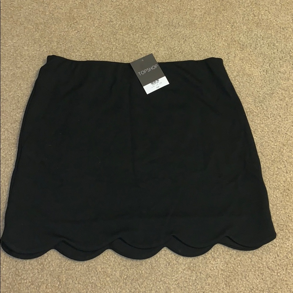 Top Shop Scalloped skirt
